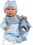 Llorens M741-20 oblečenie pre bábiku bábätko NEW BORN veľkosti 40–42 cm s doplnkami