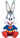 LOONEY TUNES Bugs Bunny plyšová hračka Superman 25cm
