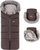 PETITE&amp;MARS Ensemble de sac d'hiver Arctic 4 en 1 + gants pour poussette Furry Rich Brown