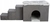 Caseta interior Trixie Harvey con escalones gris 119×47×50cm