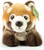 Plyšová panda červená ležiaca 20 cm ECO-FRIENDLY