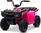 Licencovaná elektrická štvorkolka Arctic Cat 12V so zadným pohonom, ružová, LED svetlá, Lí