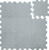 Penová podložka Puzzle 30x30 cm 9ks, Light Grey