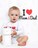 Body s potlačou New Baby I Love Mum and Dad 86 (12-18m)