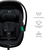 KINDERKRAFT Autositz Mink Pro 2 i-size (0-13 kg) und Basis Mink FX 2 Schwarz