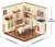 RoboTime Miniatúra domčeka Útulná jedáleň