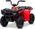 Licencovaná elektrická štvorkolka Arctic Cat 12V so zadným pohonom, červená, LED svetlá, L