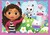 Trefl Puzzle 4v1 - Gabbyine dobrodružstvá / Universal Gabby´s Dollhouse