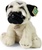 Câine pug de pluș 30 cm ECO-FRIENDLY