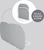 Zábrana na postel Monna Compact, Grey