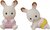 Sylvanian Families Dvojčatá Chocolate králikov s kočíkom