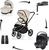 Kolica Move Cross 5X + autosjedalica Baby-Safe Core + baza Baby-Safe Core, Quartz Beige