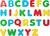 Woody Tabuľa ABC s písmenami, s rolkou papiera a téglikmi