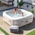 INTEX 28472 Vírivka PureSpa™ Chevron Bubble Deluxe pre 6 osôb