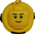 LEGO minifigures Heads - kulatá 3D crossbody taška