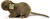 Plyšová nutria 27 cm ECO-FRIENDLY