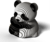 EUGY Panda velká 3D kartonová skládačka