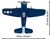 Cobi II WW Grumman F6F Hellcat, 1:48, 235 k
