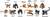 Safari® Toob Affen und Menschenaffen 12 Figuren