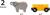 Brio Wagon und Elefant