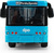 Kovový kĺbový autobus DPO Ostrava modrý 18 cm