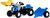 Rollytoys Šliapací traktor Rolly Kid New Holland modrý s nakladačom a vlečkou
