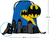 BAAGL Predškolské vrecko Batman modré