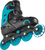 Globber Patins en ligne réglables 34-37 Noir-Aqua