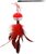 Hračka Magic Cat prút loptička plast s pierkami 22cm+50cm 24ks