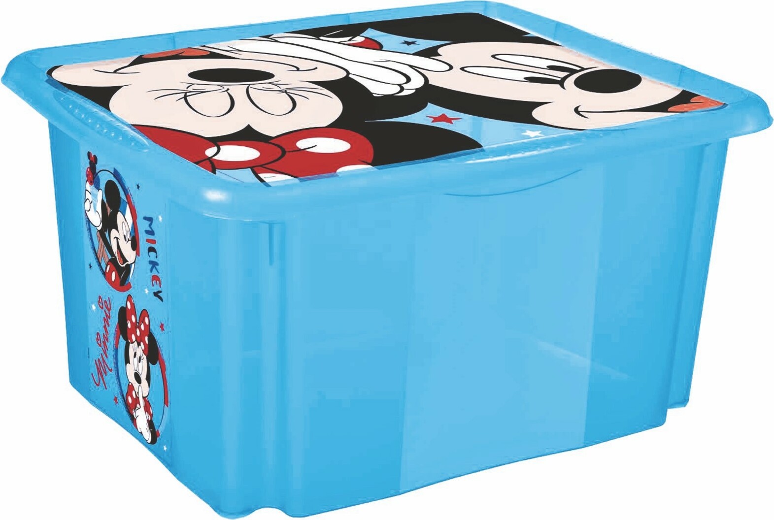 Úložný box s víkem "Mickey", Modrá