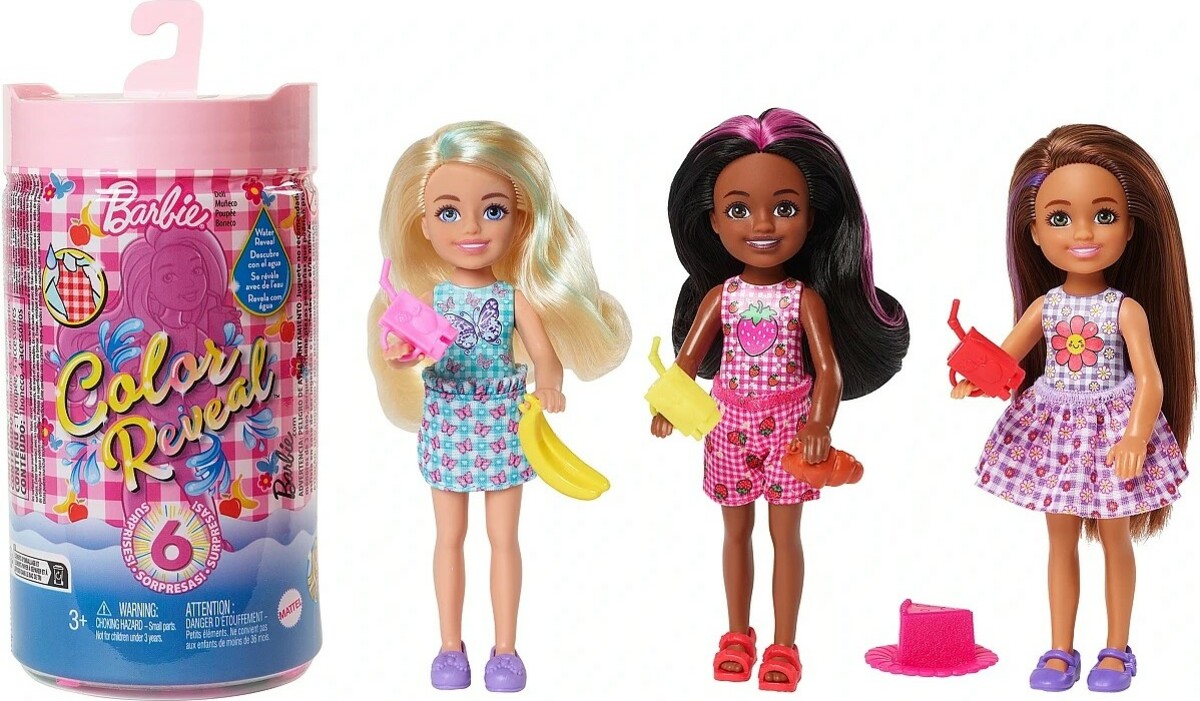 Mattel Barbie Color reveal chelsea piknik asst