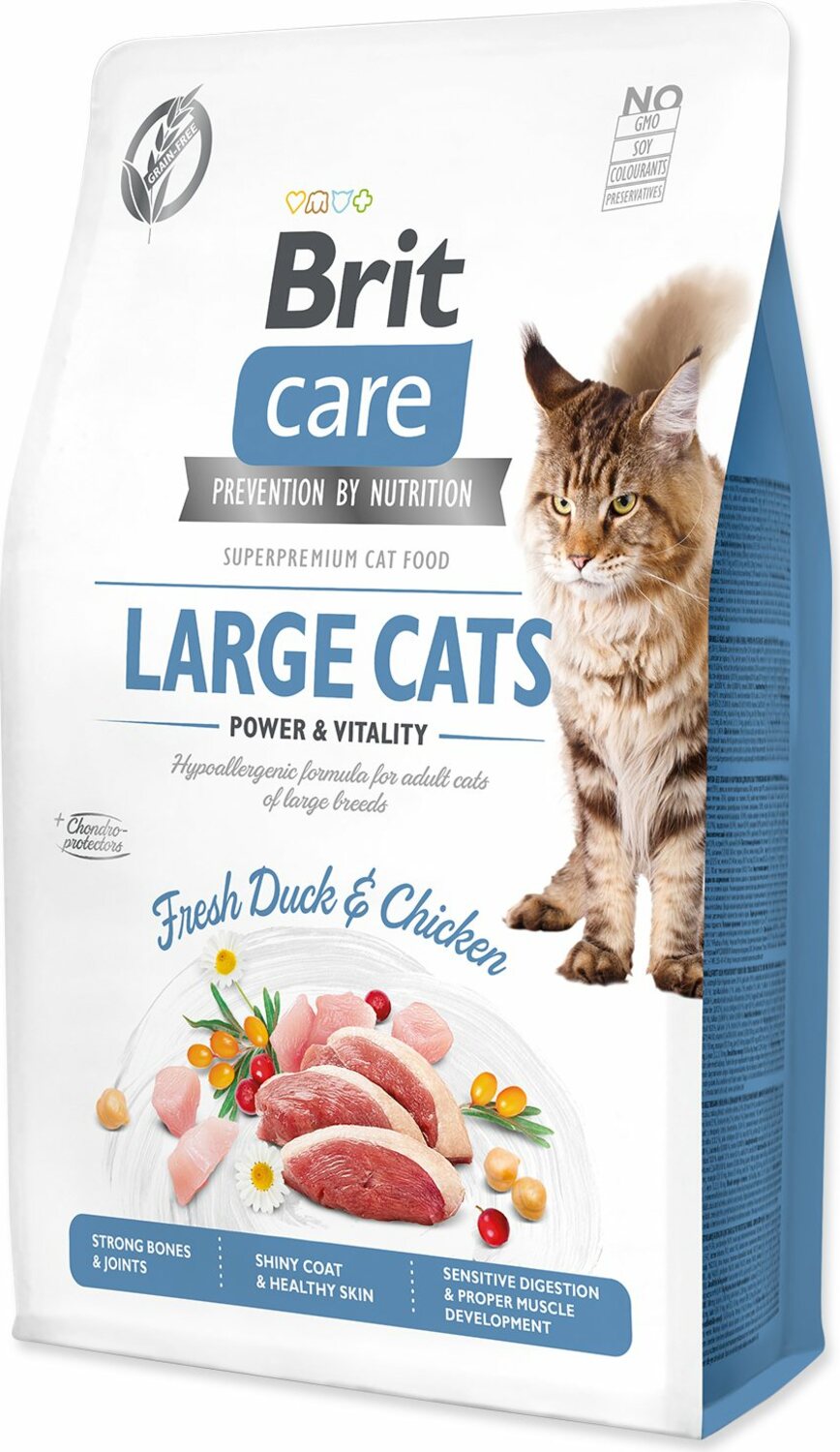 Krmivo Brit Care Cat Grain-Free Large cats Power & Vitality 2kg
