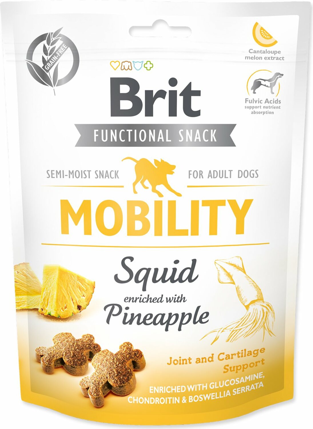 Pochoutka Brit Care Dog Functional Snack Mobility kalamáry 150g