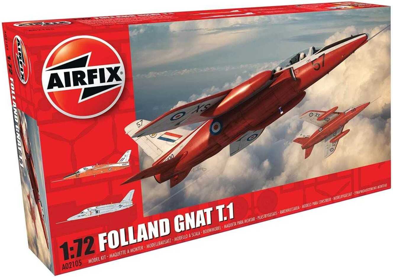 Classic Kit letadlo A02105 - folland gnat T.1 (1:72)