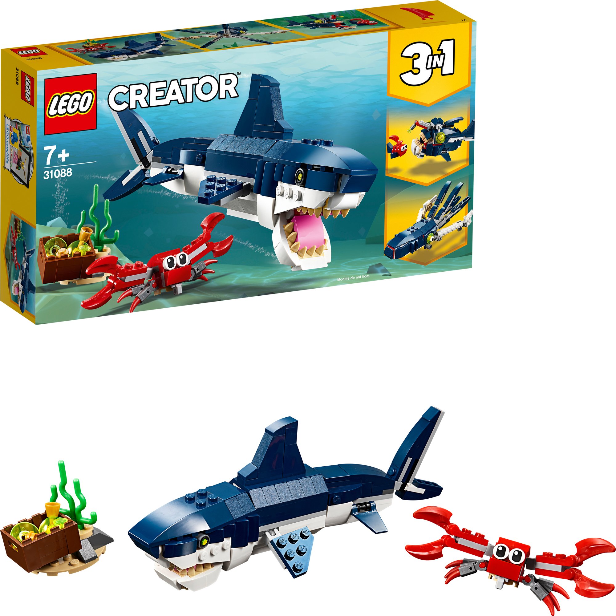 LEGO® Creator 3 v 1 31088 Hlbokomorské stvorenia