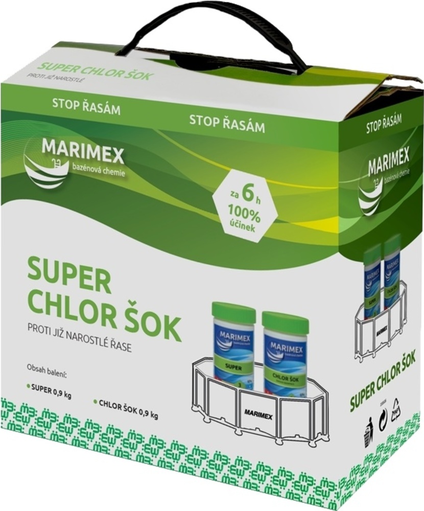 Marimex Super Chlor Šok 2x 0,9 kg set | 11301306