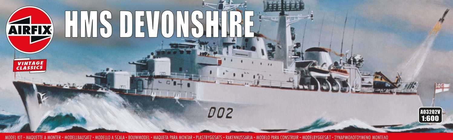 Classic Kit VINTAGE loď A03202V - HMS Devonshire (1:600)