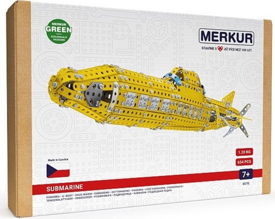 Merkur - Ponorka, 654 dílků