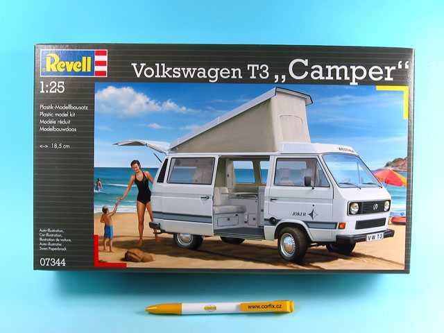 Plastic modelky auto 07344 - VW T3 Camper (1:25)