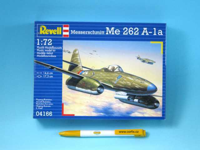Plastic modelky letadlo 04166 - Messerschmitt Me 262 A-la (1:72)