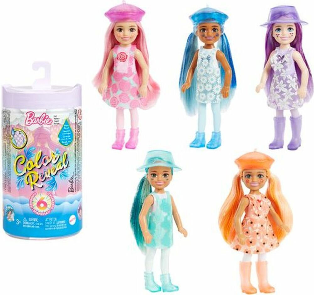 Mattel Barbie Color reveal chelsea déšť/slunce asst