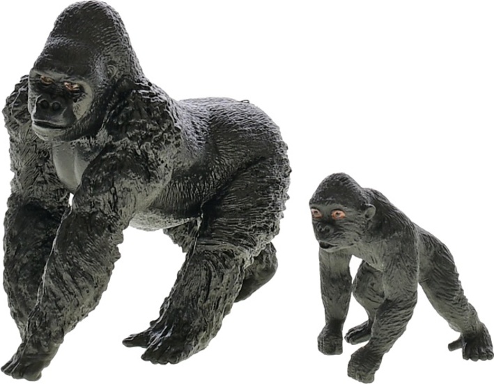 Zoolandia gorila samec/samice s mláďaty 5,5-10,5cm