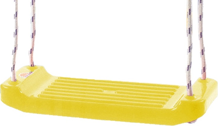Houpačka plastová (destička) žlutá