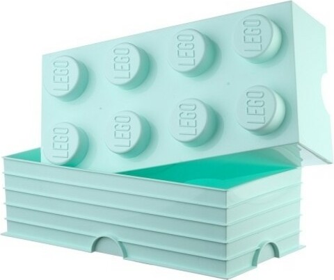 LEGO® úložný box 8 - aqua 250 x 500 x 180 mm