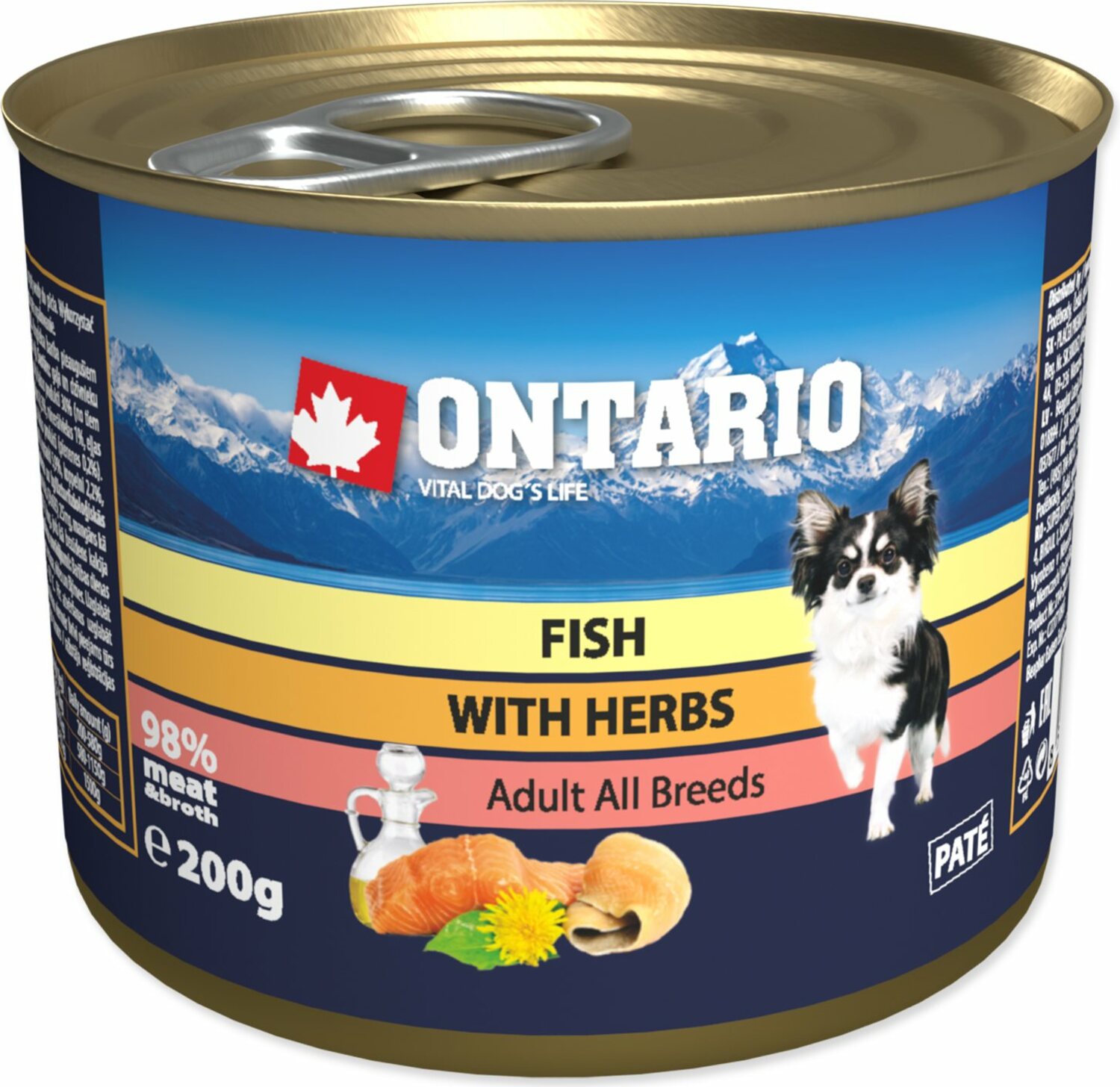 Konzerva Ontario ryby s bylinkami 200g