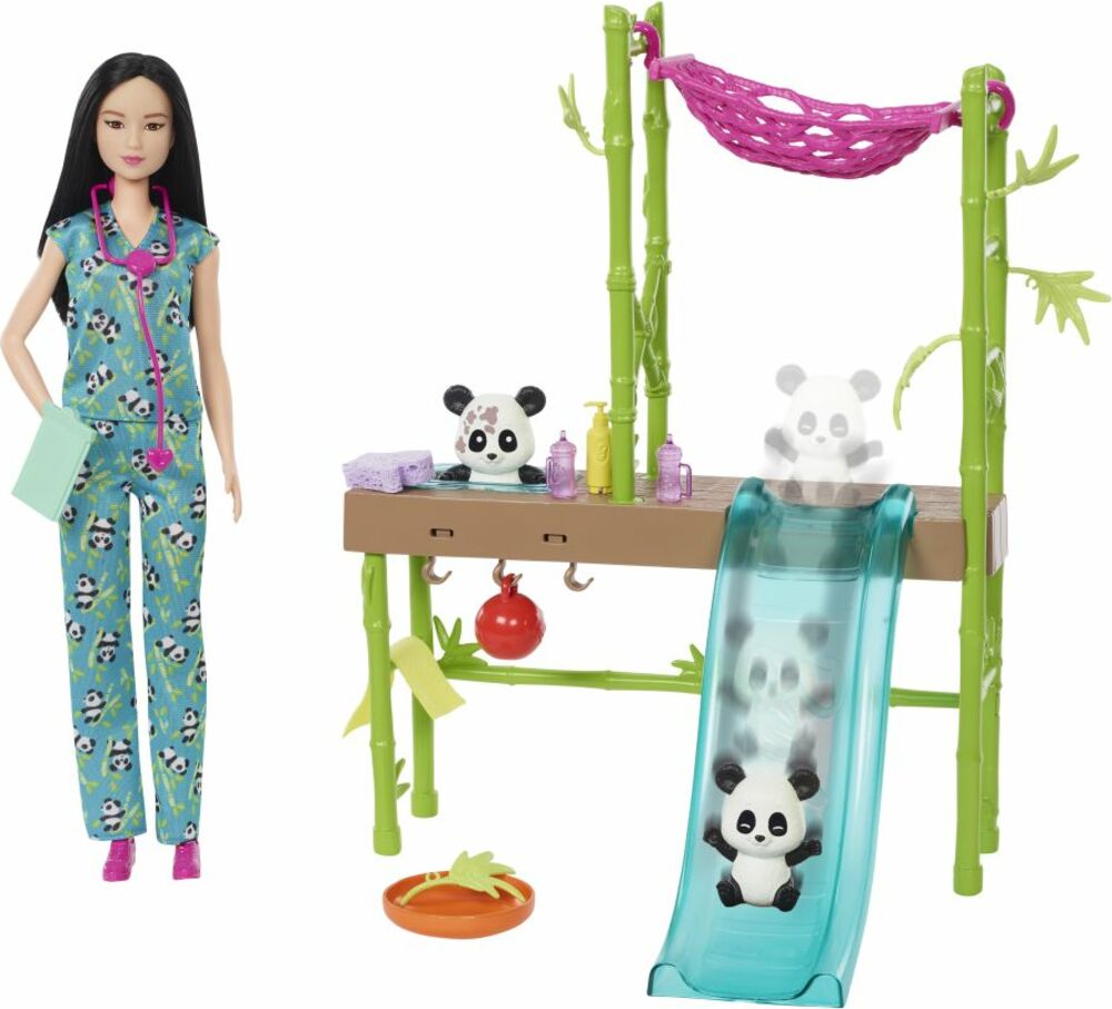 Mattel Barbie Záchrana pandy herní set