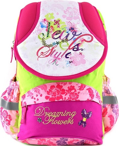 Školní batoh Target, Dreaming Flowers, květinový vzor