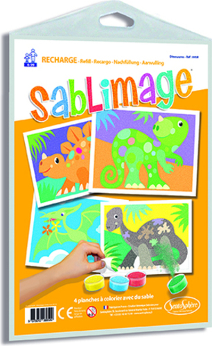 Sablimage - náhradní obrázky Dinosauři