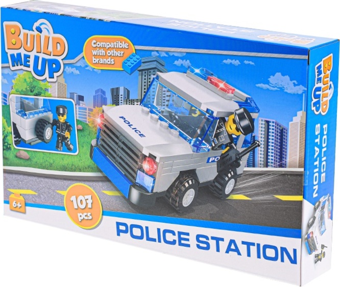 BuildMeUP stavebnice - Police station 107ks