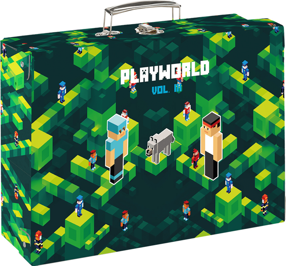 Kufřík lamino hranatý A4 Playworld Vol. III.